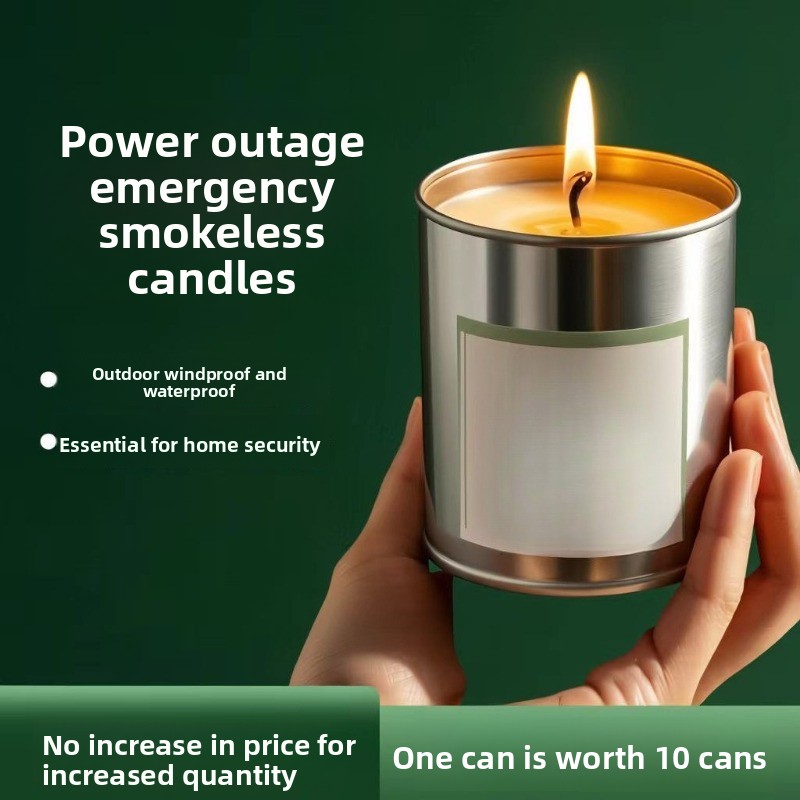 Power Outage Light - Notfall-Katastrophenschutzkerzen Rauchfrei Geruchlos Wasserdicht Winddicht Kerze
