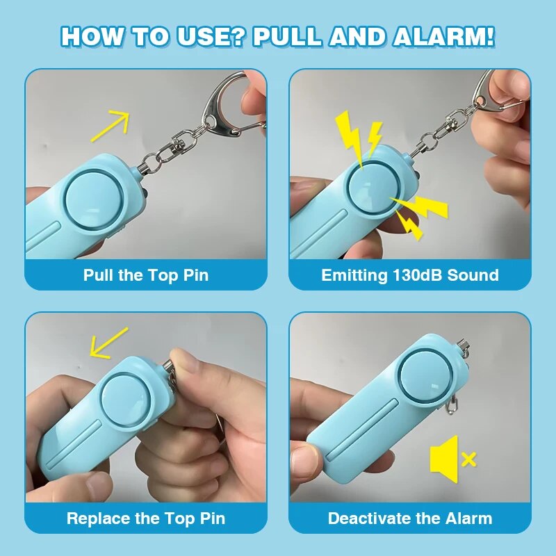 Persönlicher Sicherheitsalarm, – Personal Alarm Keychain Bewertung und Preis