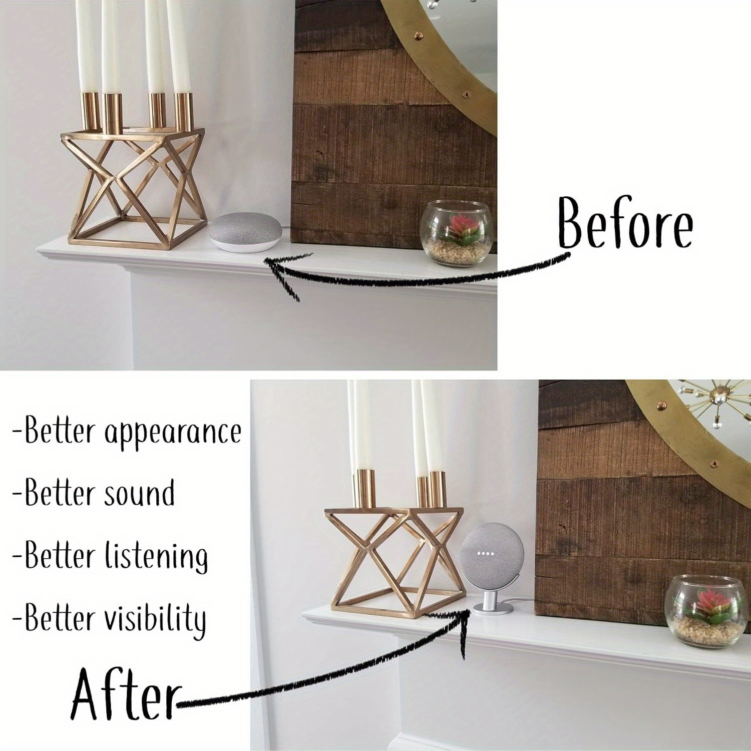Mini Smart Speaker Display-Stä – Google Speaker Nest Mini Bewertung und Preis
