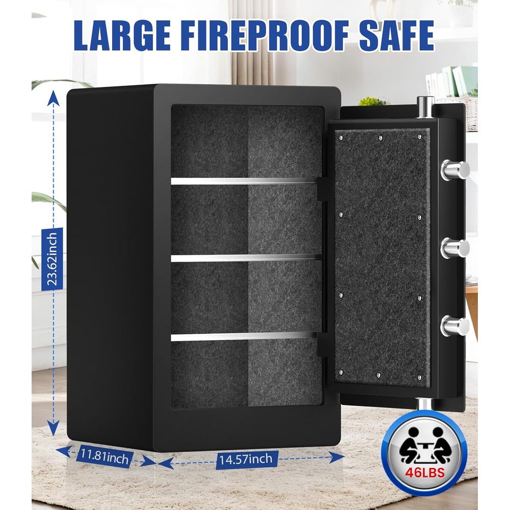 Großer Biometrischer Safe mit  – Fire Safe Document Bewertung und Preis