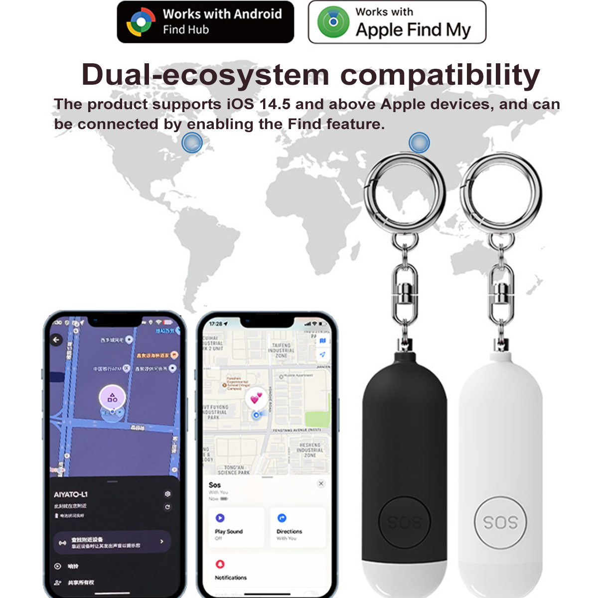 Selbstverteidigungs-Alarm LED- – Personal Alarm Keychain Bewertung und Preis