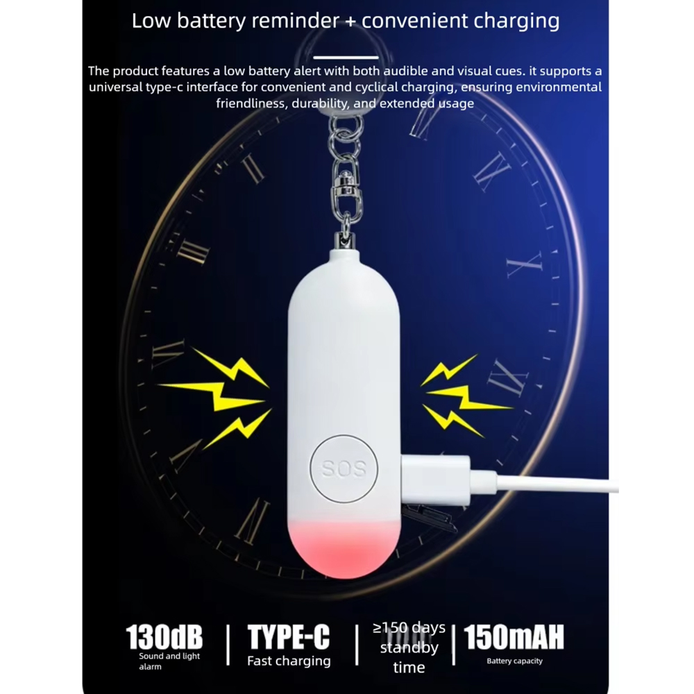 Selbstverteidigungs-Alarm LED- – Personal Alarm Keychain Bewertung und Preis