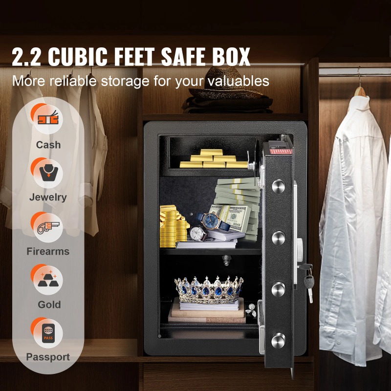 SucceBuy Elektrischer Safe 2,2 – Fire Safe Document Bewertung und Preis
