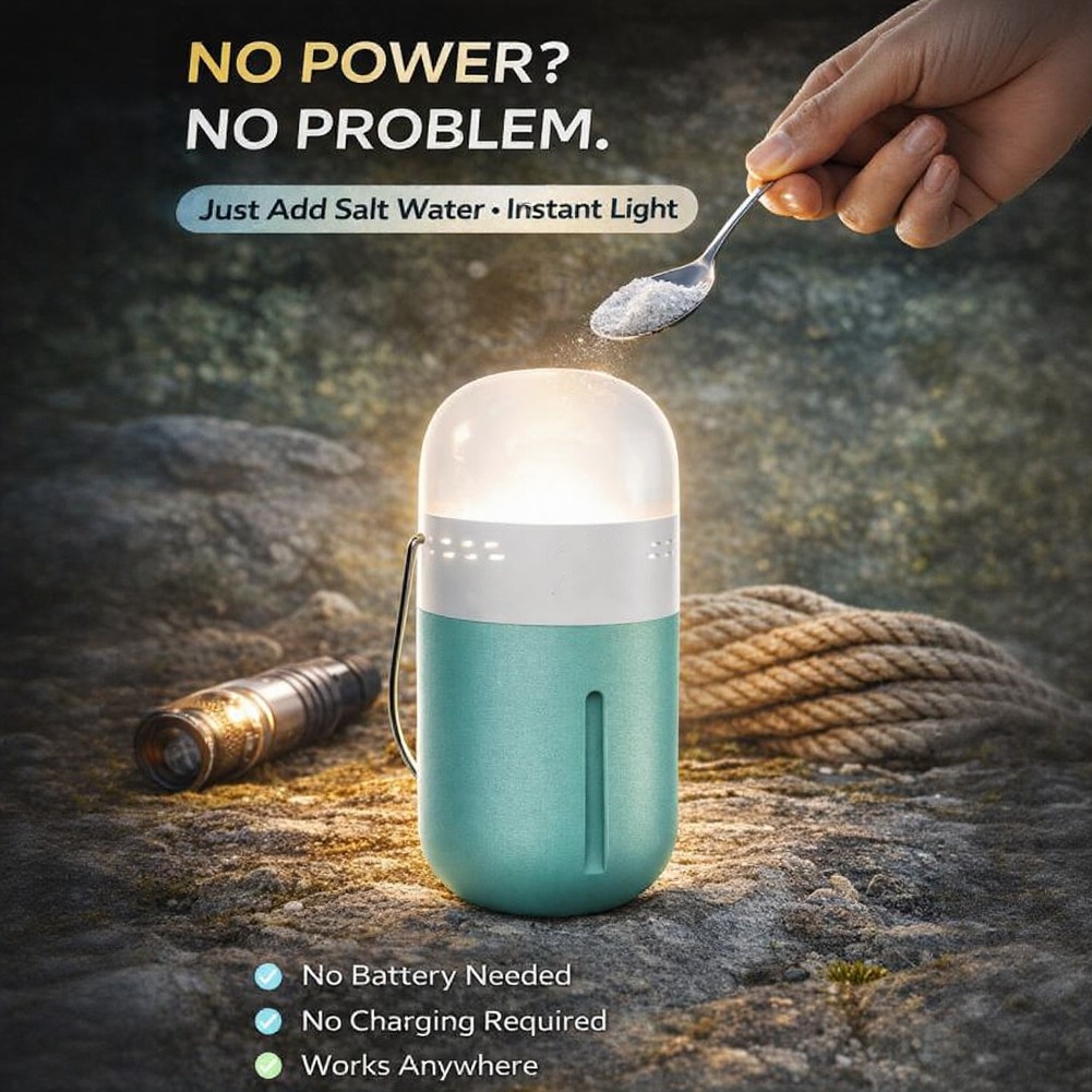 Tragbare Salzlampenlampe, komp – Power Outage Light Bewertung und Preis