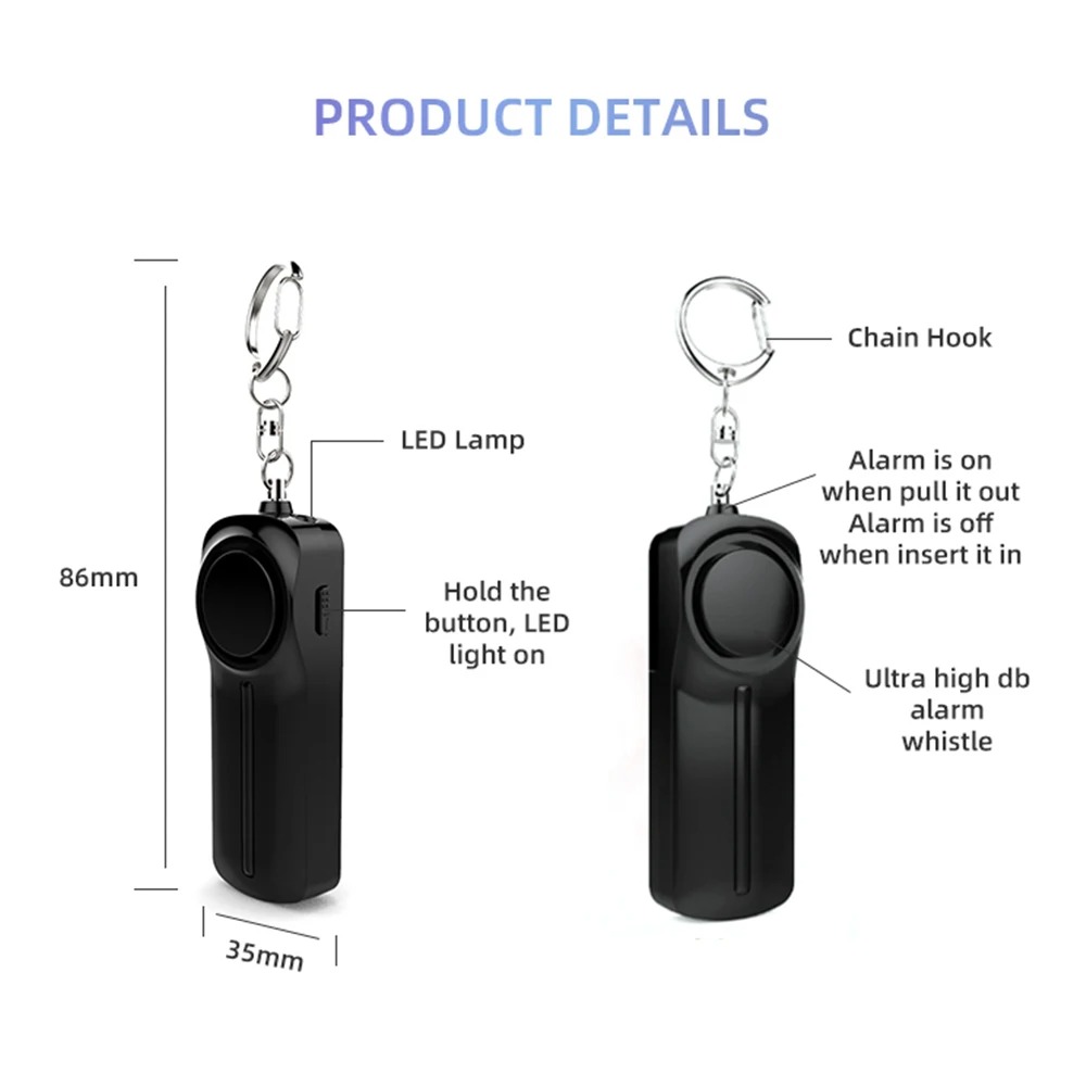 Selbstverteidigungsalarm, 130  – Personal Alarm Keychain Bewertung und Preis
